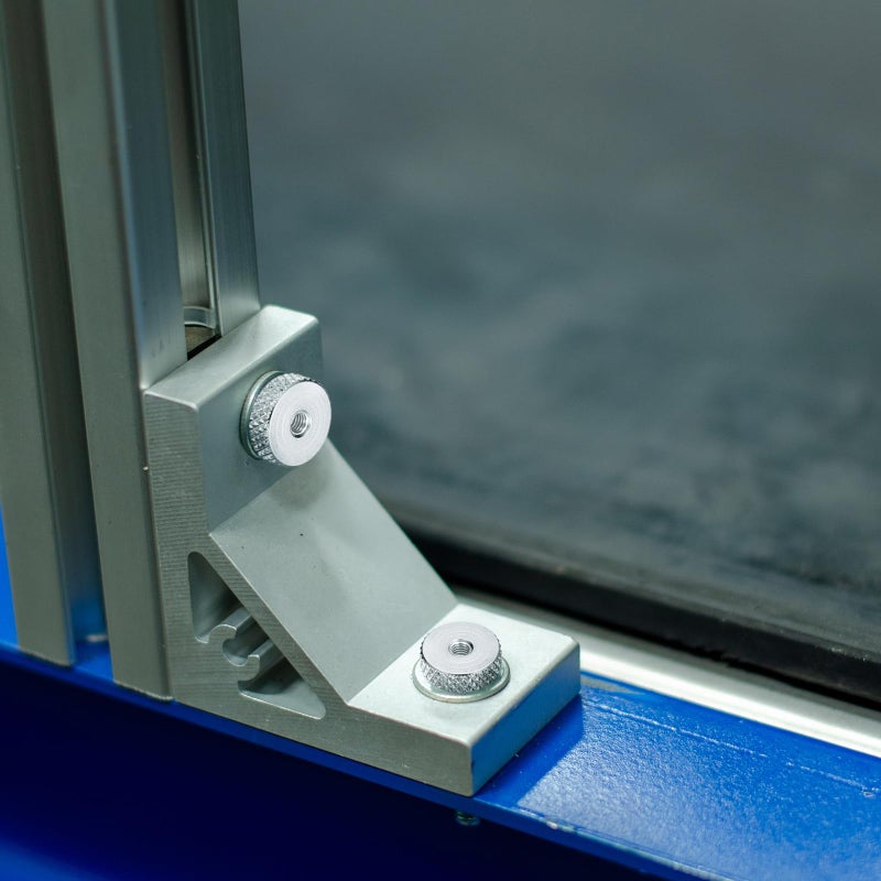 يو إكس سيل 10 قطع من صواميل الإبهام المسطحة من uxcell، M5x16 × 5 مم، صواميل ثقب التمرير، سبائك الألومنيوم الماسية المخرشة، رأس مسطح من خلال قفل الفتحة، صواميل ضبط للطابعة ثلاثية الأبعاد، أحمر - Image 5